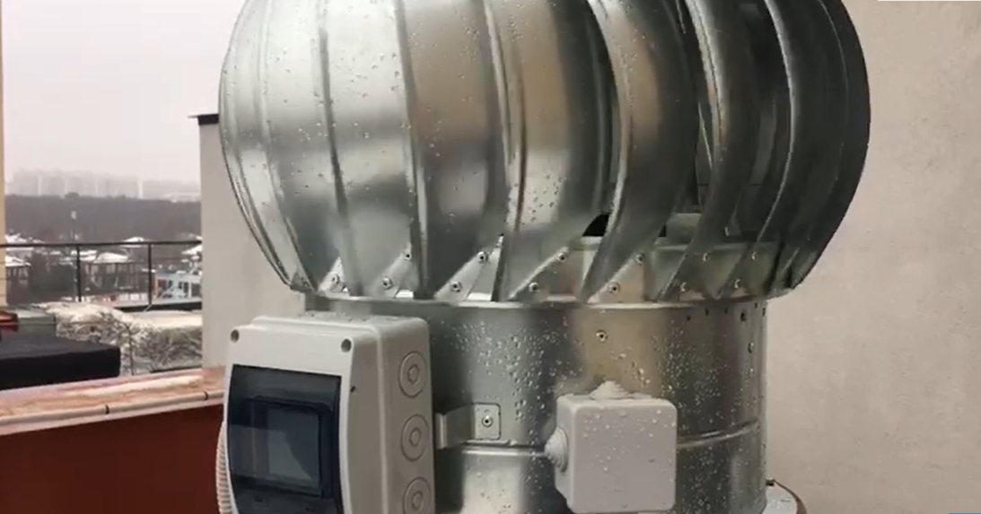 Москва: замена турбодефлектора на ротаицонно-динамический дефлектор