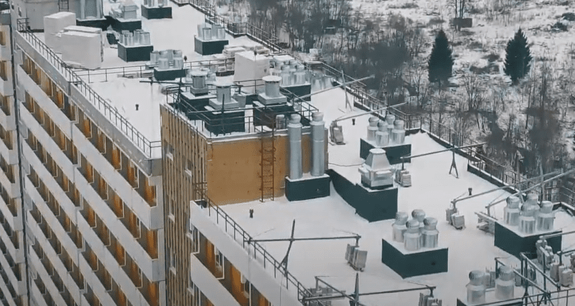Проекты Москва: установка дефлекторов на 17-этажный дом