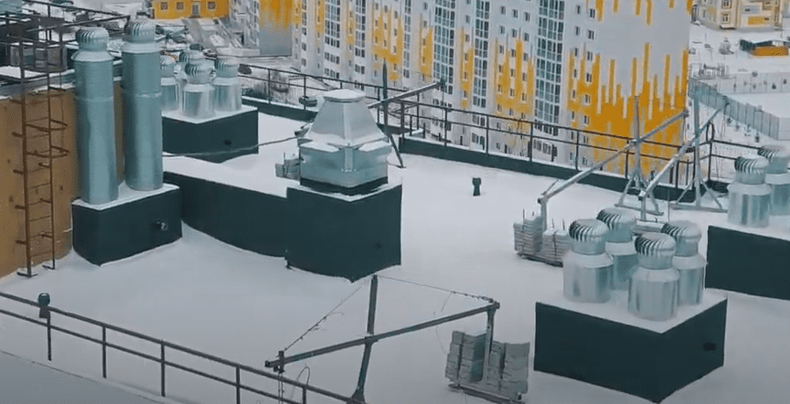Проекты Москва: установка дефлекторов на 17-этажный дом