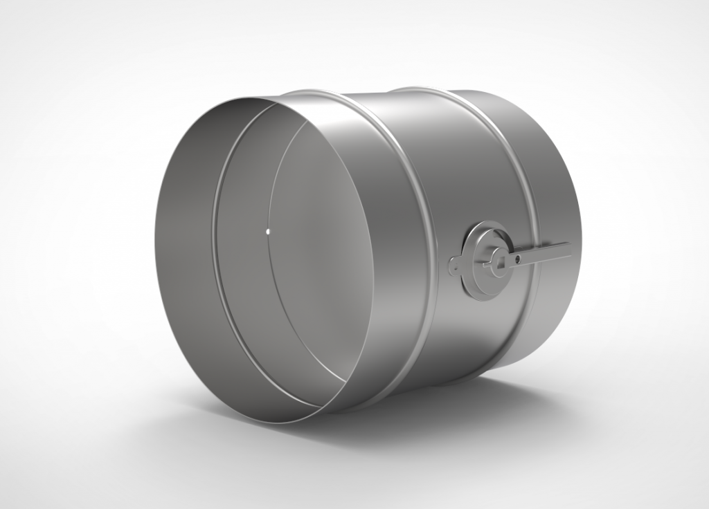 Воздухорегулирующие устройства Дроссель-клапан для круглых воздуховодов