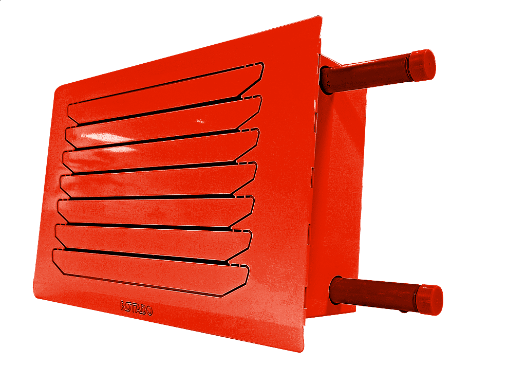 Водяной тепловентилятор RAL 2005 люминесцентный красный