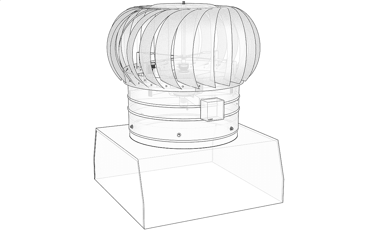 Схема ротационно динамический дефлектор