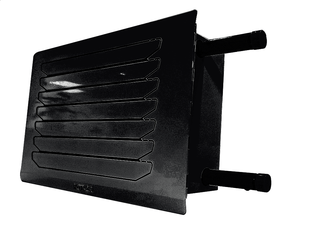 Водяной тепловентилятор RAL 9005 люминесцентный черный янтарь