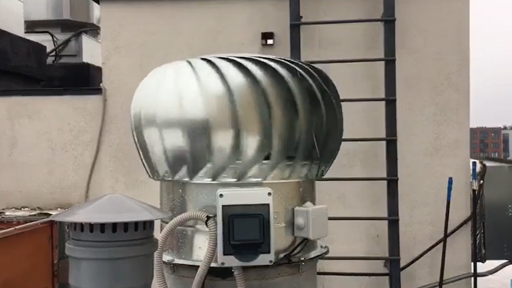 Проекты Москва: замена турбодефлектора на ротаицонно-динамический дефлектор